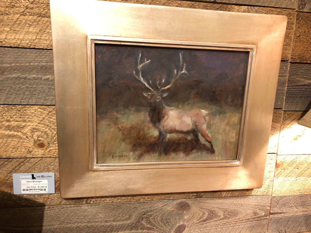 BeverlyEndsley's tweet photo. Still searching for that gift they will enjoy all year?
Elk in Moonlight by Beverly Endsley
oil, 11x14, available at Colorado Furniture
https://t.co/fNY22v07jg
#gift #artworks #giftideas #Colorado #western #frontrange #RMNP #interiordesign #interiors #interiordecor #elk https://t.co/1znv97EJb1