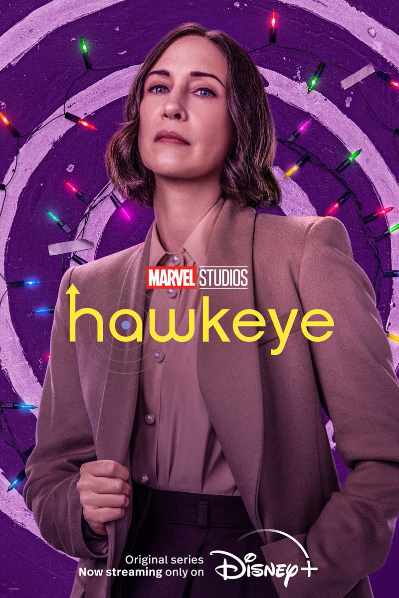 MarvelStudios's tweet photo. Meet Eleanor Bishop and Jack Duquesne. Start streaming Marvel Studios’ @HawkeyeOfficial now on @DisneyPlus. #EleanorBishop #JackDuquesne https://t.co/P0xwmk0LFD