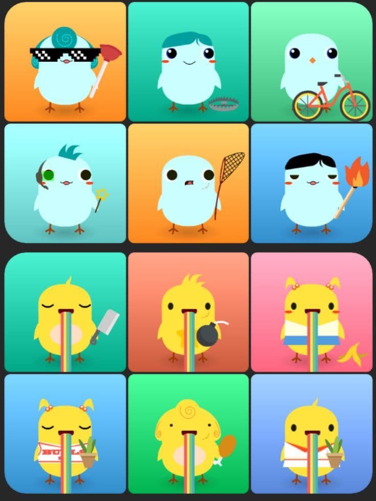 canyourpet's tweet photo. 🐤Really cute NFT
🐤Sweet to look at. 
🐤This will make you happy.
🐤Collection of 9,999 generated NFTs.
🐤Launched 🚀and #NFTminting 

https://t.co/hOz2NdQKAt

#NFT #NFTCommunity #NFTCollector https://t.co/LhwypaN2LT