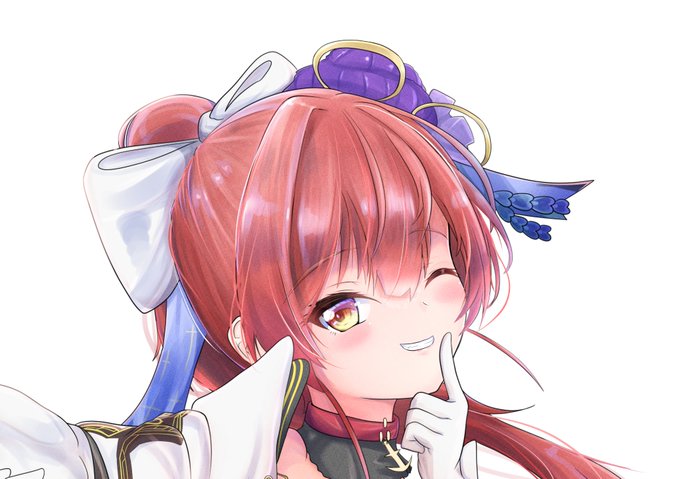 #マリンのお宝
久しぶりに正月船長。
全身絵はリプ欄にございます。 