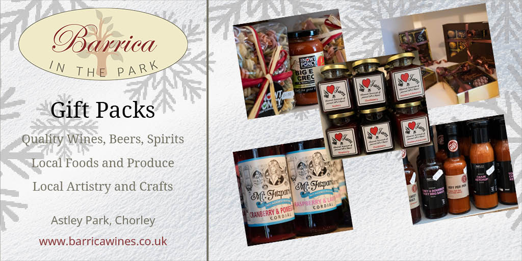 BarricaWines's tweet photo. Fabulous hampers full of local produce: @Iheartjam @nowtponcy @FATJAX_Chutneys @Beescountrykit @vintagecordials @heritagepreserv and many more... 

Come and see us at Barrica in the Park. Or give us a call, we can even assemble and deliver it for you too https://t.co/xaSP821B0e https://t.co/My5gTmpbOC