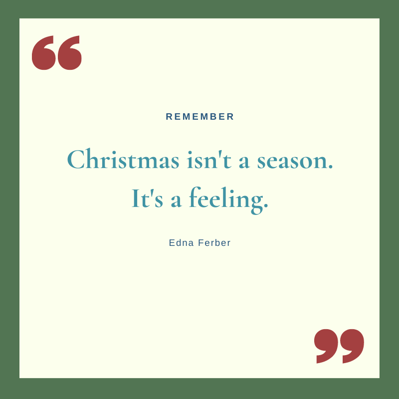 Each of us has a very different picture of Christmas and for many, it's a hard time. A time when they are more financially stressed, remembering lost loved ones, or maybe just lonely.

This season, please remember those that may be struggling. They need you now more than ever.