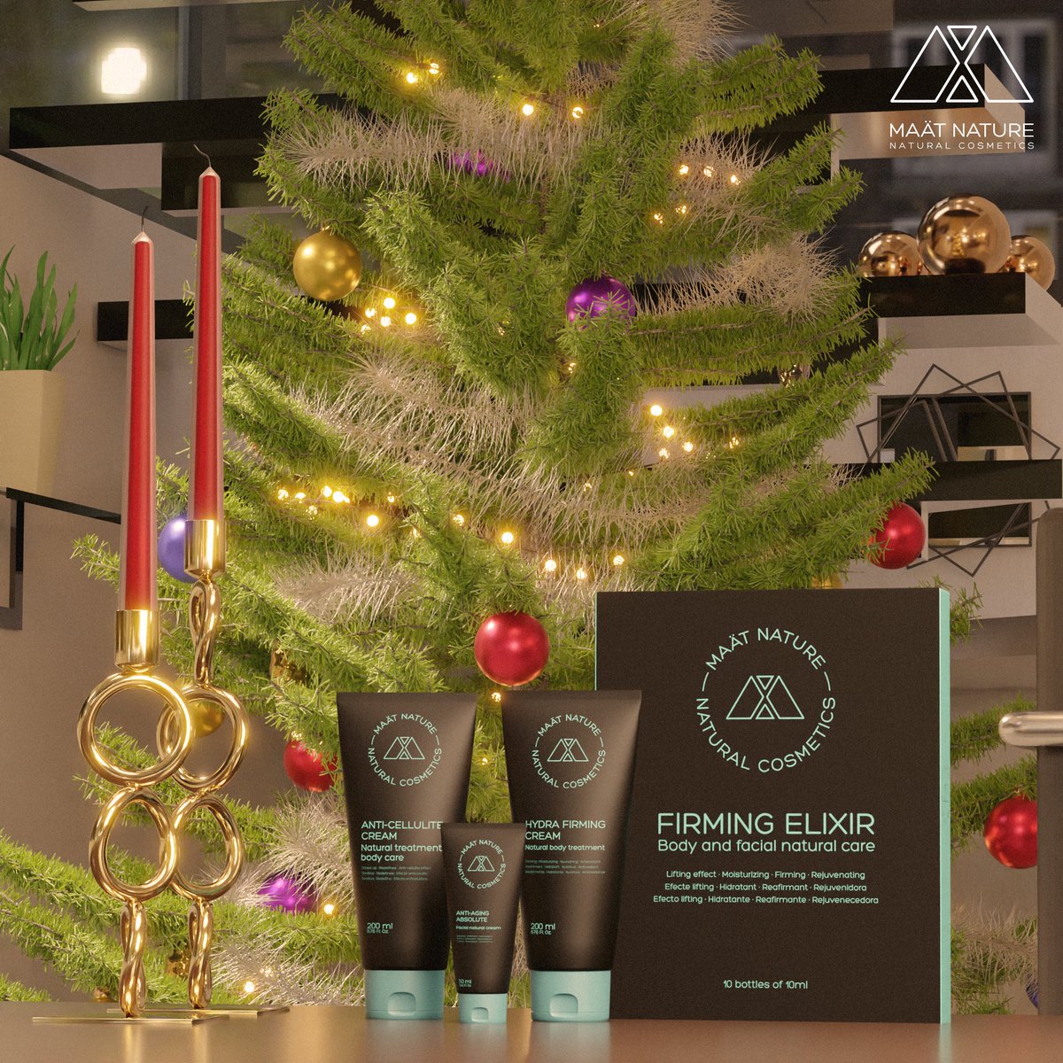 ¡Desde Maät Nature os deseamos felices fiestas! 🎄🎁
Para celebrarlo, disponéis de hasta un 30% de descuento en todos nuestros productos y packs hasta el 31 de Diciembre.

Visita nuestra web: maatnature.com