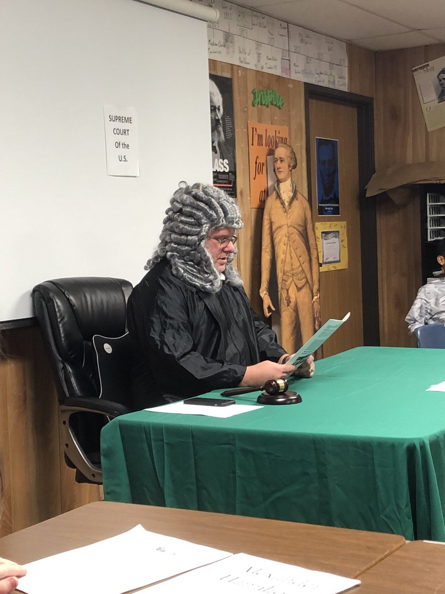 MJones394's tweet photo. Judicial Review is Born @NISDBriscoe @CoachCedio Marbury vs. Madison https://t.co/av06NXcLru