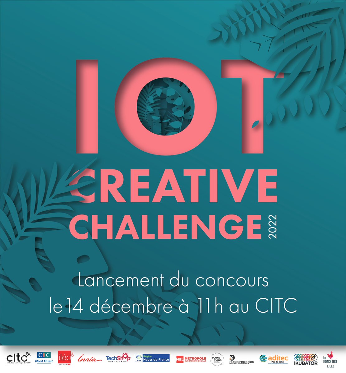 CITC-EuraRFID (@iotcluster) on Twitter photo 📢#etudiants #porteurdeprojet jeune #Entrepreneur demain assistez au lancement #CONCOURS Creative Challenge <a href="/Inria_Lille/">Centre Inria de l'Université de Lille</a> <a href="/euratechnologie/">EuraTechnologies</a> ileo @Cic Nord Ouest @plaineimages <a href="/aditec/">Aditec</a> <a href="/1kubatorL/">1kubator Lille</a> <a href="/FrenchTechLille/">La French Tech Lille</a> @Mel_Economie @MEL_Lille <a href="/techshop/">TechShop</a>
👉urlz.fr/gWj1 📢#etudiants #porteurdeprojet jeune #Entrepreneur demain assistez au lancement #CONCOURS Creative Challenge <a href="/Inria_Lille/">Centre Inria de l'Université de Lille</a> <a href="/euratechnologie/">EuraTechnologies</a> ileo @Cic Nord Ouest @plaineimages <a href="/aditec/">Aditec</a> <a href="/1kubatorL/">1kubator Lille</a> <a href="/FrenchTechLille/">La French Tech Lille</a> @Mel_Economie @MEL_Lille <a href="/techshop/">TechShop</a>
👉urlz.fr/gWj1