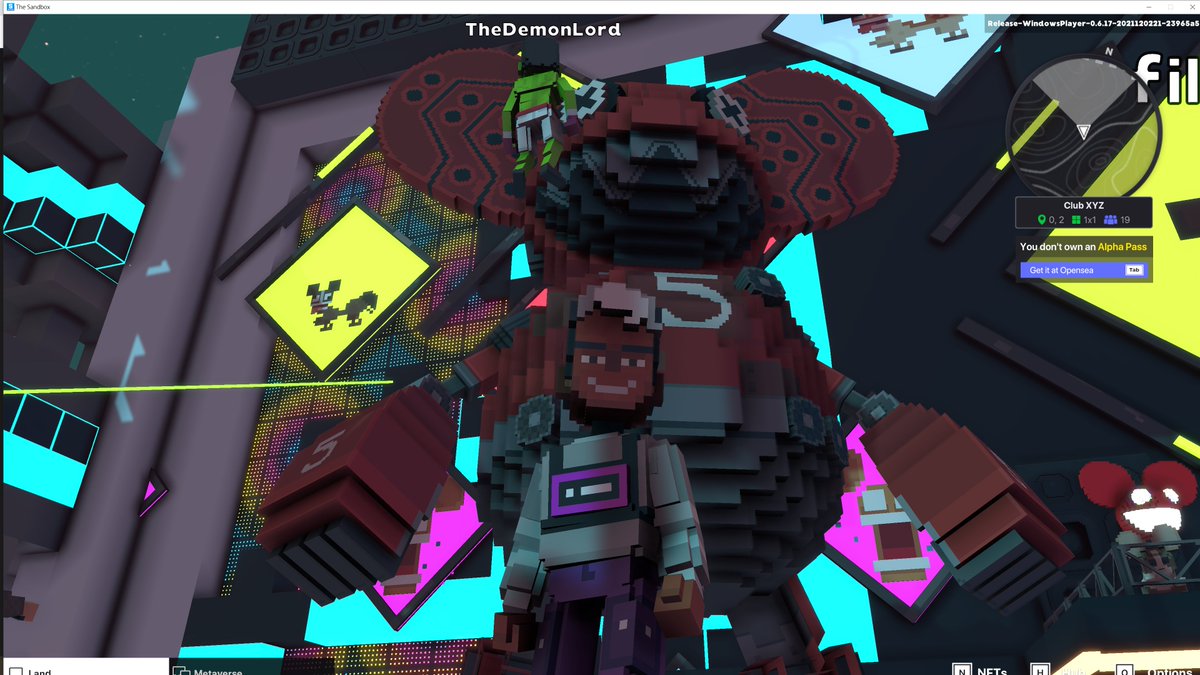 shih982's tweet photo. @TheSandboxGame @deadmau5 found it! https://t.co/oqQcRHMeuR