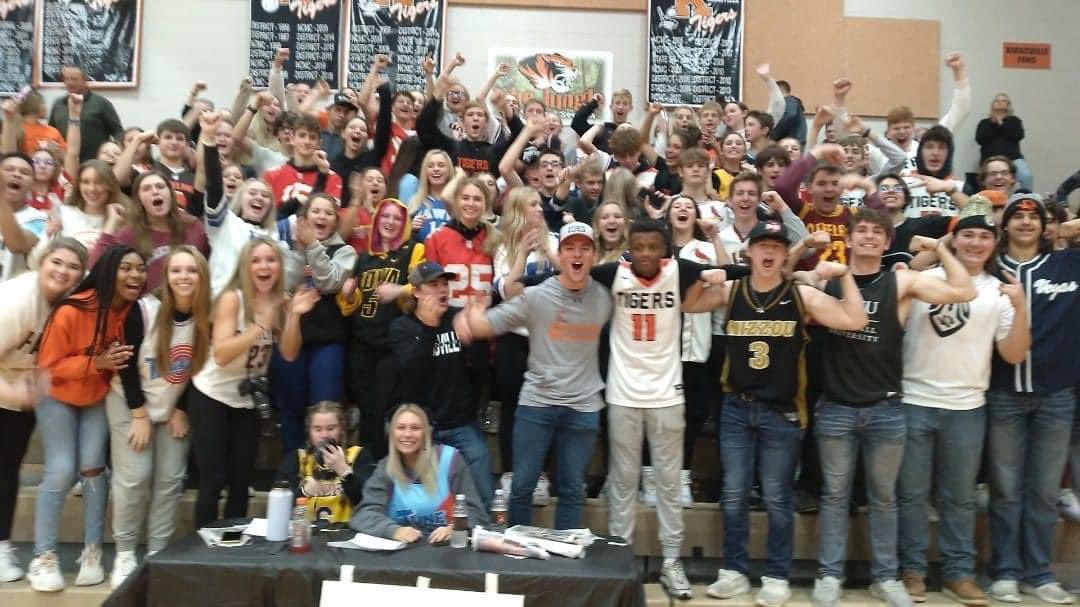 Let’s get ready for Christmas break &amp; get out our ugly Christmas sweaters. Quad tomorrow, with jv games starting at 5. Y’all were amazing last Friday, let’s do it again!! 🎄🎄