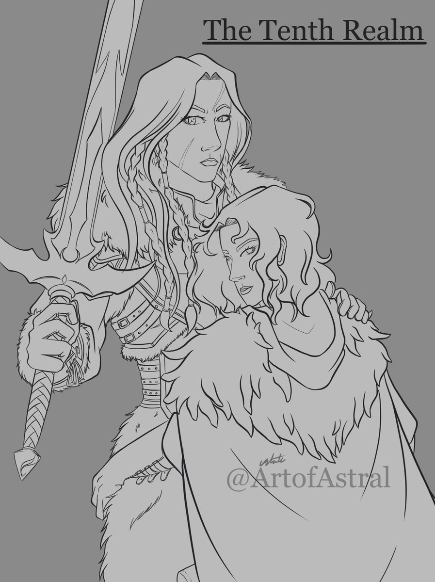 ArtofAstral's tweet photo. So I may have binged read 'The Tenth Realm' By @ArcisOne and @n0riati on Tapas... and I found myself invested! So I couldn't help myself. Must. Draw. All. The. Gay.
.
.
.
.
.
#WLW #illustration #art #drawing #artist #digitalart #artwork #fanart https://t.co/WZvxL1R3l7