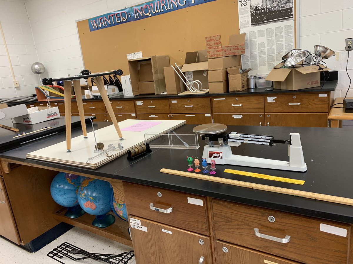 Over the next three days I will be doing three different labs with five different classes: Conservation of energy with AP Physics 1, Formation of Fronts with AtmSpSci, and Vector Addition with Honors Physics. I love labs!!! @twppride @TwpSciLeague
