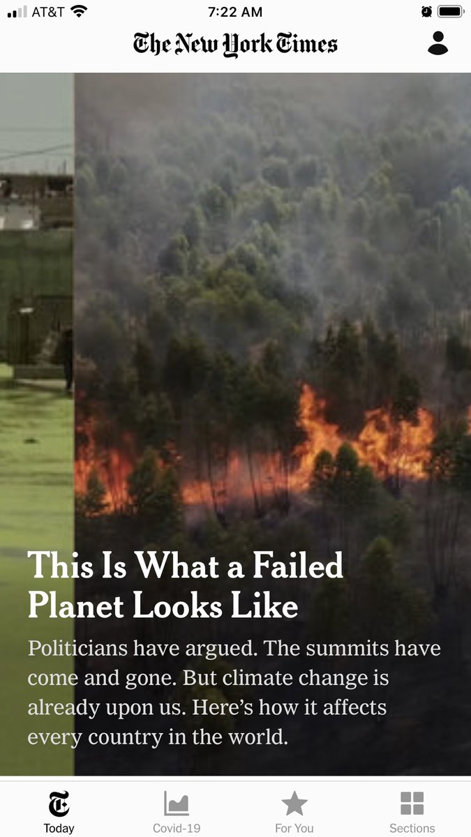 Holly_PDX's tweet photo. @nytimes gaslights planet, blames victim for humanity’s greed and rapaciousness. https://t.co/PgpM6MVEoD
