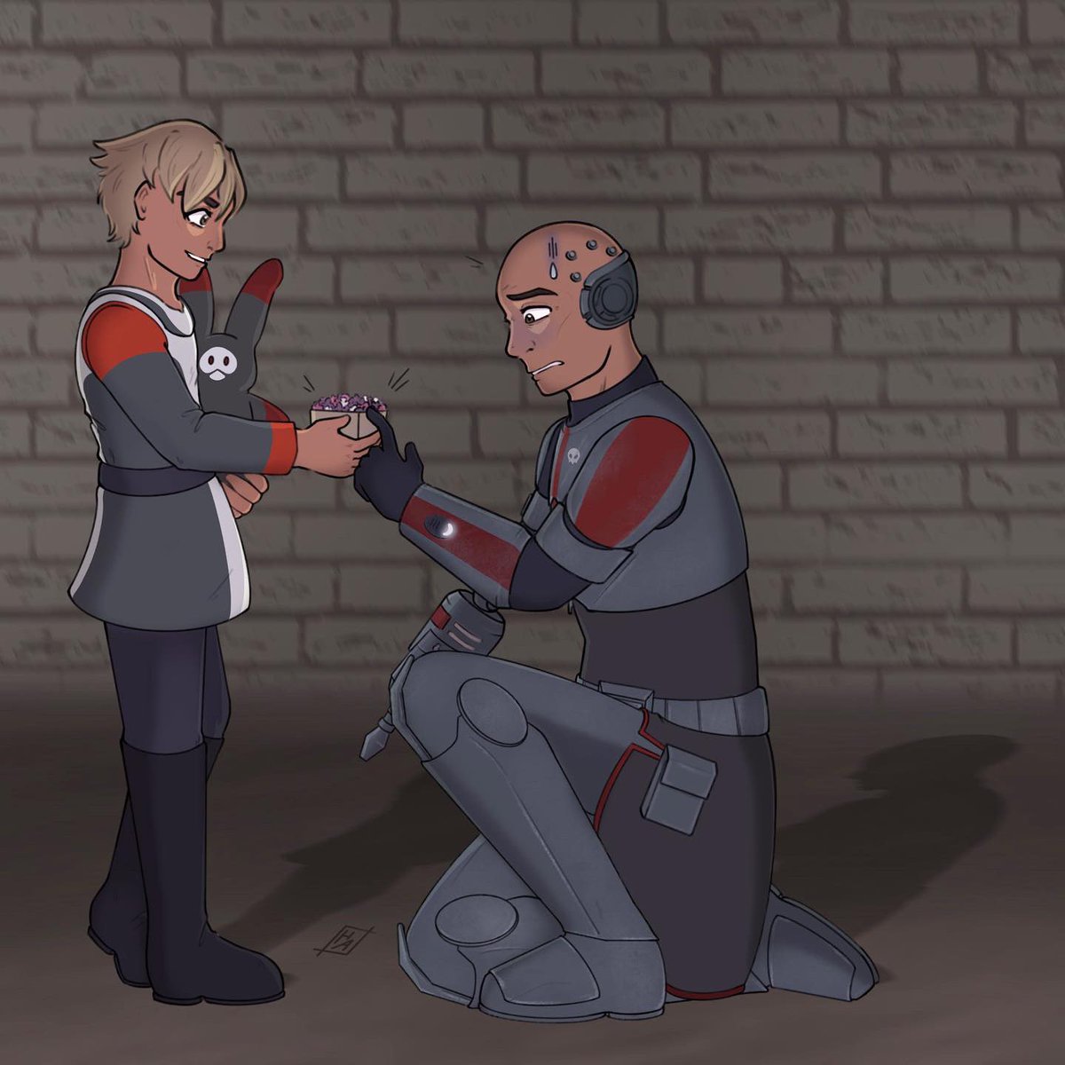 ArsDeElysium's tweet photo. Bad Batch Week Day 2: Favorite Dynamic? Them. 🥺
#TheBadBatch #BadBatch #BadBatchOmega #BadBatchEcho #BadBatchFanart #BadBatchWeek2021 @badbatchweek https://t.co/uXtMcdpTlA