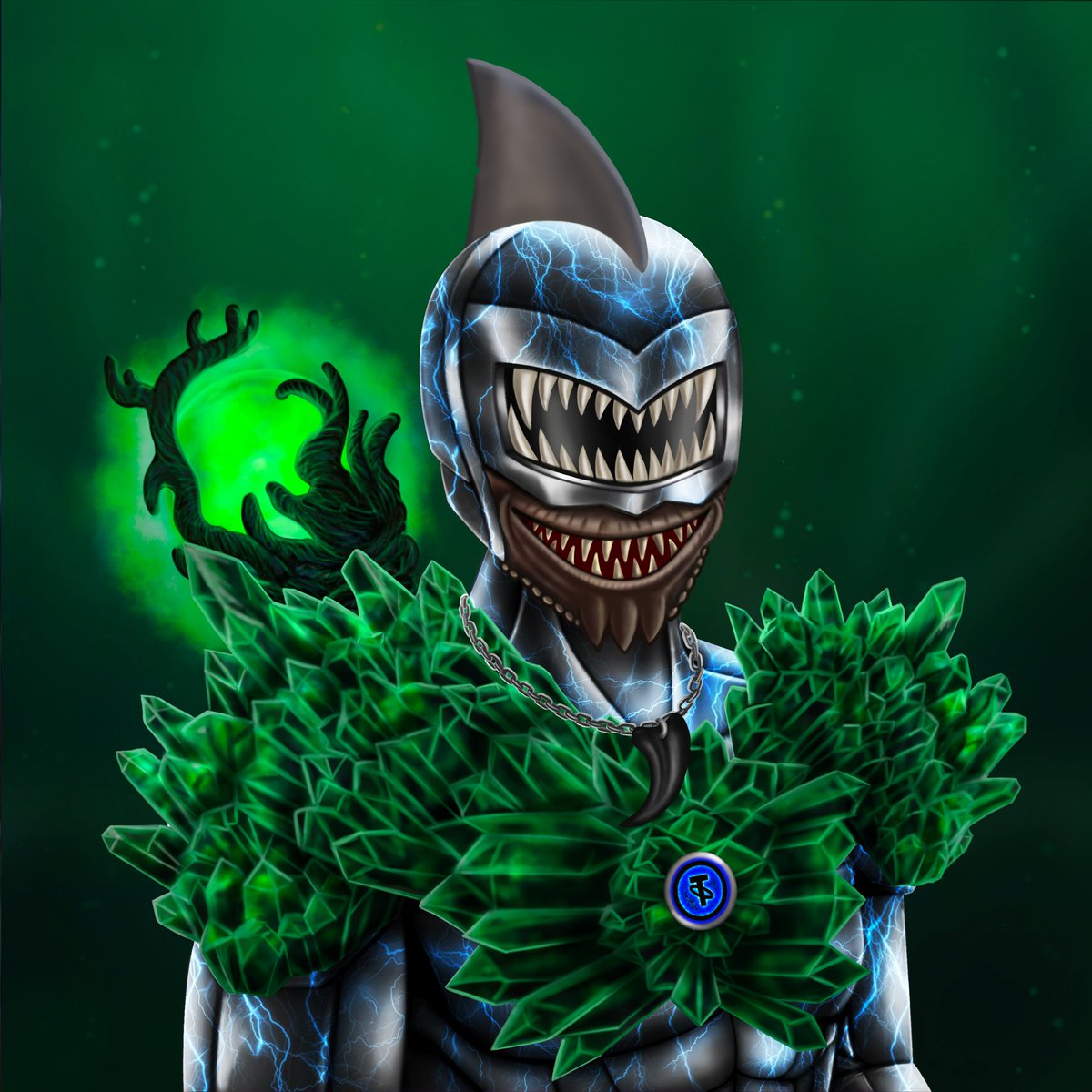 @ChrisRandone <a href="/DeFiRangers/">The DeFi Rangers</a> <a href="/Nancy_Afroditae/">Nancy Afroditae</a> Minted my V2 today and he looks amazing!  The colors also mesh together so well!