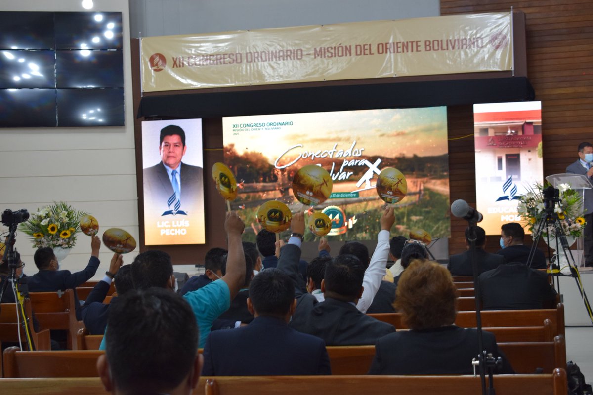 El lic. Luis Esteban Pecho, brindó su informe de Educación de cada institución educativa de nuestra Misión.
#CongresoOrdinarioMob #conectadosparasalvar
