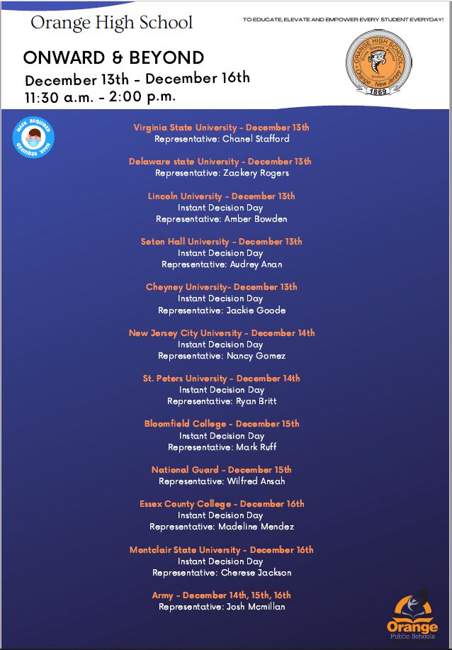 OHS_Tornadoes's tweet photo. Look what's happening at OHS this week. FAFSA Night, Instant Decision Day and College/University visits in our Onward and Beyond Series. #postgradplans #goodtogreat https://t.co/Bs9z9ibOn0