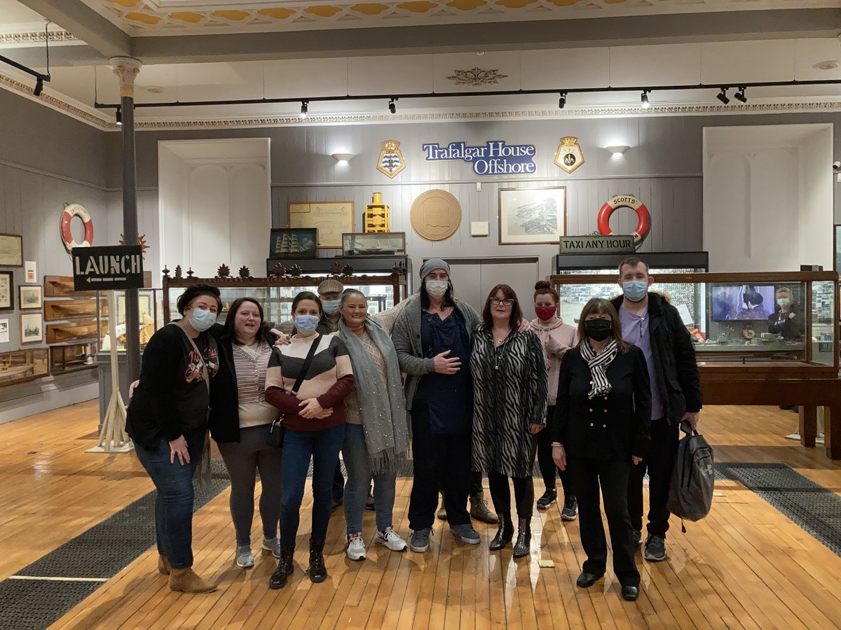 WattInstitution's tweet photo. Lovely relaxed visit from @RIGArtsGreenock art group today. What a lovely group of people with lots of great questions about the collections, looking forward to seeing you all back soon!

#MuseumEngagement #Museumcommunity https://t.co/srWNFbM5Io
