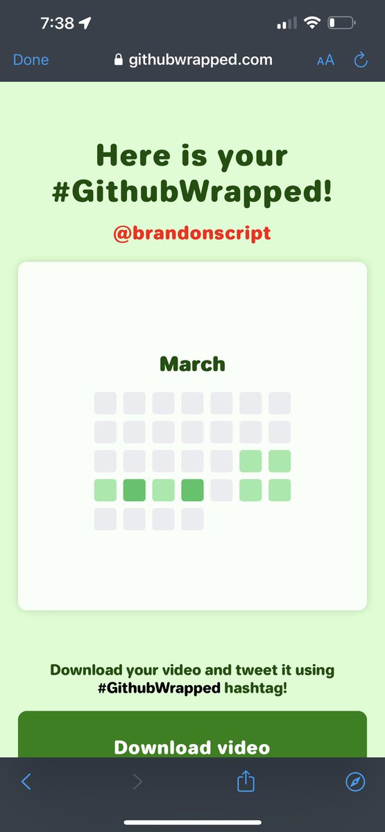brandonscript's tweet image. #GitHubWrapped