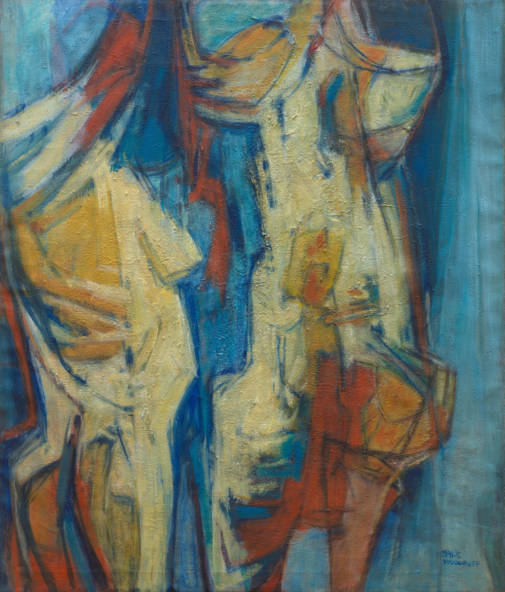 moma_paintings's tweet photo. Hale Woodruff, Two Torsos, c. 1977 https://t.co/FKDKRv2yXN #museumarchive #halewoodruff https://t.co/8ODHPOt1XE