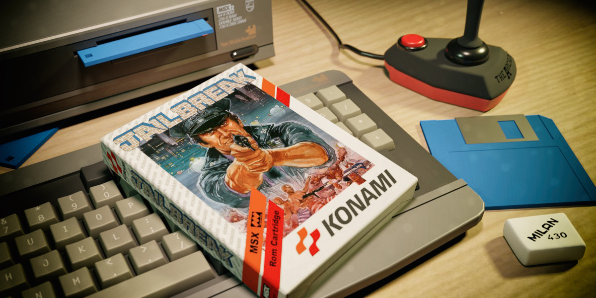 bitsofbas's tweet photo. @fgasking @3DBigBoxGames @bitmap_books Speaking of Jail Break, I did once do a mockup of the MSX version "that wasn't" 😜 https://t.co/xkKfbIueWa