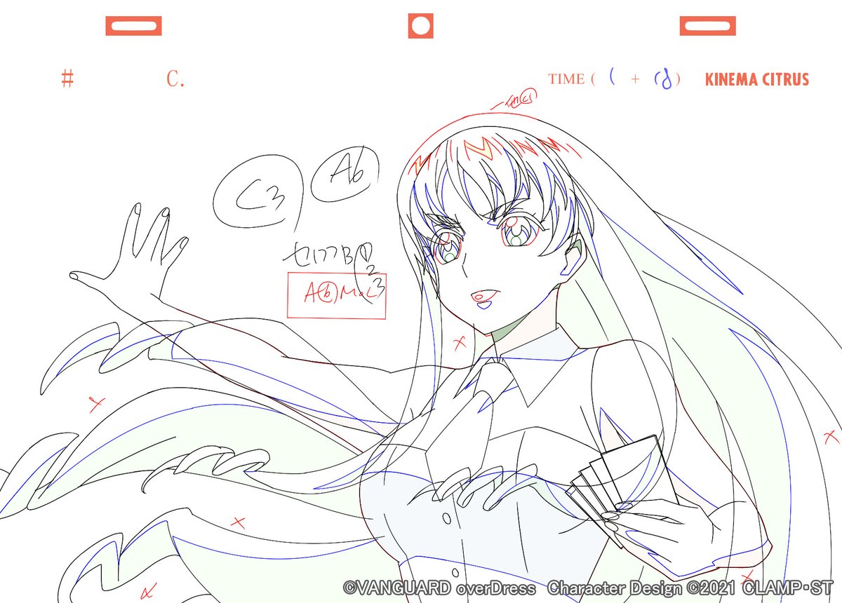 『カードファイト!! ヴァンガード overDress』第23話の放送・配信がスタートしました✨
本編から原画をご紹介!
#ヴァンガード #VGオーバードレス