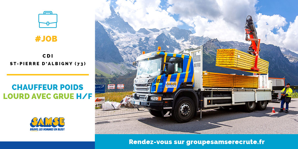 RHGroupeSAMSE's tweet image. #Job Au volant de ton camion dont tu prends grand soin, tu concurrences Hamilton par ta conduite exemplaire ? 😉
Et si tu venais mettre à profit tes talents de #ChauffeurPL &amp;amp; grue à l&apos;agence #SAMSE de Saint-Pierre d&apos;Albigny (73) ?
Rejoins-nous ➡ swll.to/wPznAAc