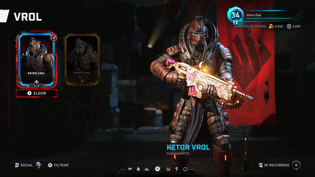 Jotas83's tweet photo. Nuevos desbloqueos T8.
-Bernei Blindada.
-Ketor Vrol.
-Alicia Blindada.
@CoalitionGears #Operation8 #Gears5 @GearsofWar #GearsOfWar #xbox #xboxseriesx @Xbox_Spain @xbox @XboxP3 #gamer https://t.co/NuS7eS6ld2