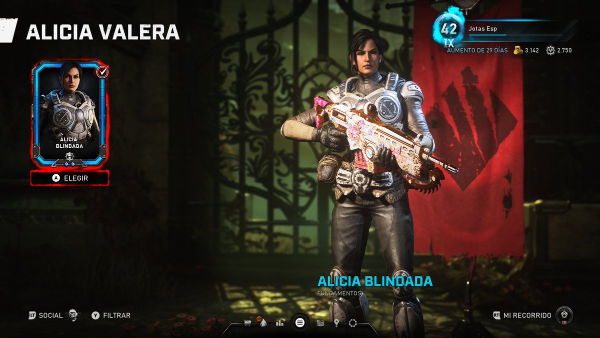 Jotas83's tweet photo. Nuevos desbloqueos T8.
-Bernei Blindada.
-Ketor Vrol.
-Alicia Blindada.
@CoalitionGears #Operation8 #Gears5 @GearsofWar #GearsOfWar #xbox #xboxseriesx @Xbox_Spain @xbox @XboxP3 #gamer https://t.co/NuS7eS6ld2