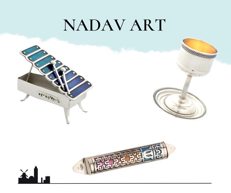BaltinesterShop's tweet photo. Designer Spotlight: Nadav Art

A third-generation Israeli silver craftsman, Nadav Art specializes in handmade silver jewelry and Judaica. Hammering, gorgeous gemstone inlays, fine enamel work are their signature styles. 

https://t.co/hLIH4VmoOE

#baltinester #designerjudaica https://t.co/na4tIvg9Ze