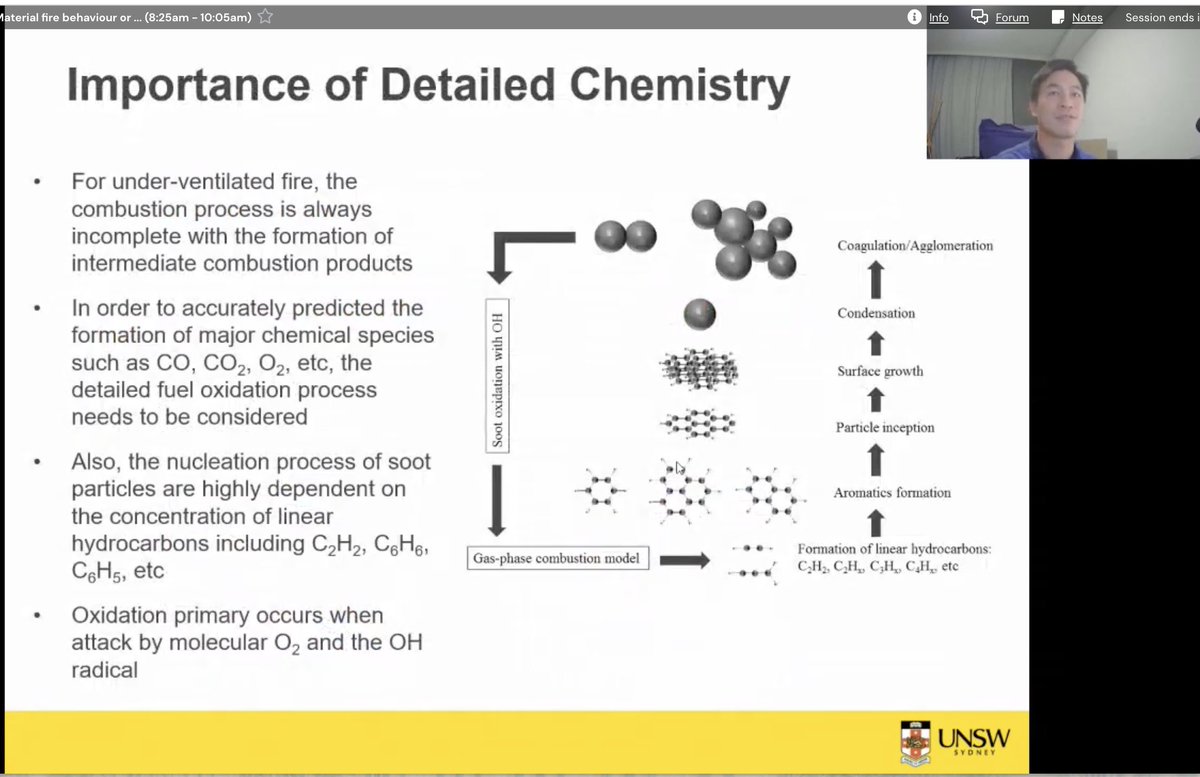 FrancescaLugar1's tweet photo. So impressed by this very detailed model for analysis of the flammability and toxicity of building materials. Anthony Chun Yin Yuen from @UNSW
#AOSFST2021 https://t.co/5i1dWtiwBW