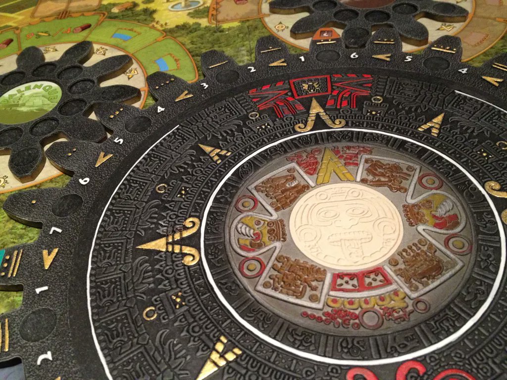 giochisntavolo's tweet photo. A #miniaturemonday è il turno di #Tzolkin: Il Calendario Maya (@CranioCreations, @czechgames). Pimpato da: Mario Markiefkak. Ne parliamo qui: https://t.co/fC1J4tPXvM #giochidatavolo #BGGCreative https://t.co/6rGktp1C7p