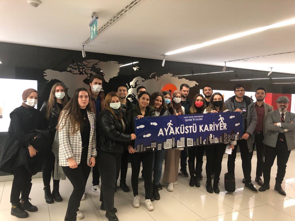 AlbarakaHayat's tweet photo. Ayaküstü Kariyer etkinlikleri kapsamında Yıldız Teknik Üniversitesi İşletme Kulübü misafirimiz oldu. https://t.co/MJE2DKMeHJ