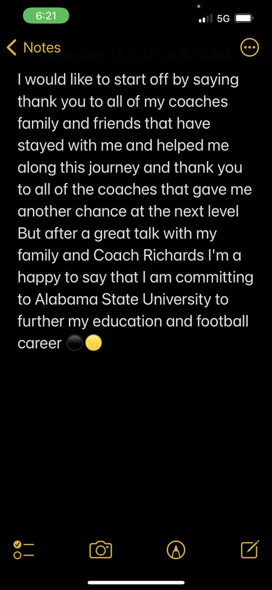 ArquisW's tweet photo. 863➡️334 I'm coming home ⚫️🟡 @CoachBam98 @erob50 @BamaStateFB @yo_coach_sass @MRJLEE @its_coach_sass @coach_thamas66 @RickeyEllison2 https://t.co/Do35yJolBF