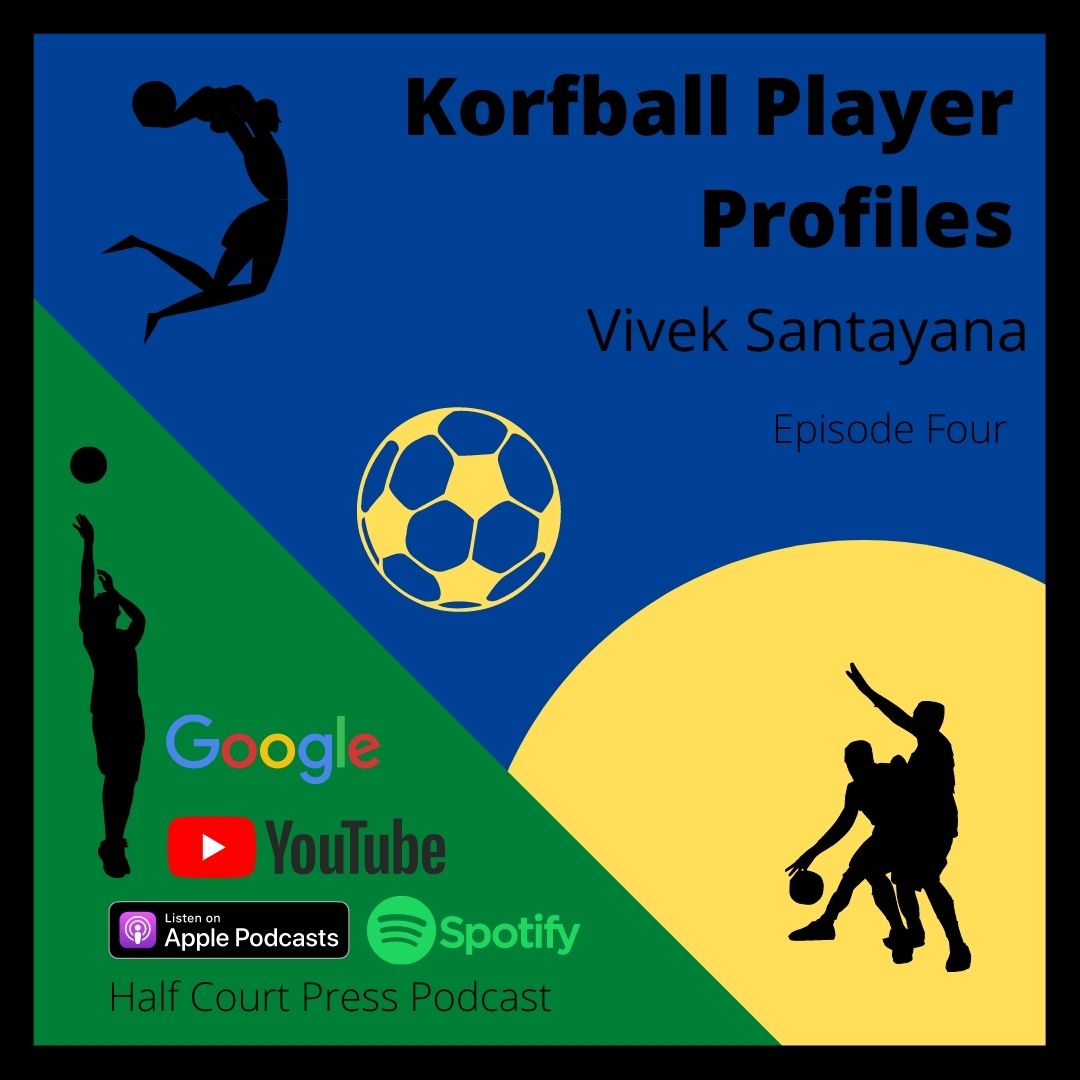 HalfCourtPress1's tweet photo. In episode 4 of Korfball Player Profiles we chat to Vivek Santayana (@viveksantayana). Here we chat about #gender participation, neurological #diversity in #sport &amp; how to develop the game of #korfball

#AutismAwareness #Neurodiversity #podcast #Scotland 

https://t.co/lnaEdIPlk8 https://t.co/kDvdnd0bGW