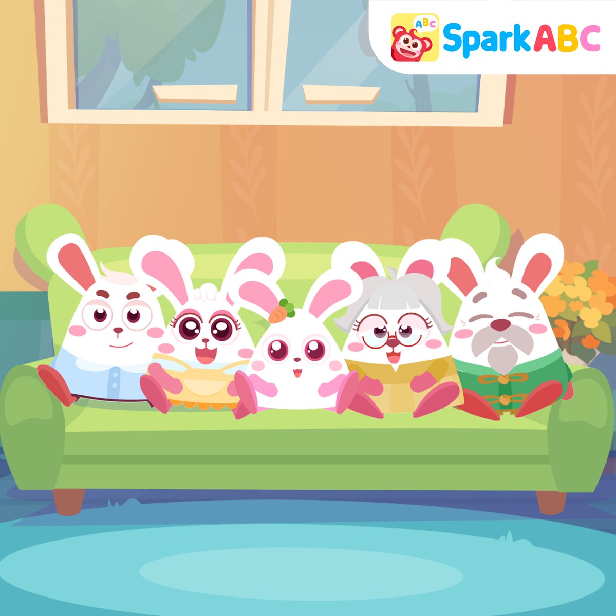 SparkABC_EdTech's tweet photo. What a lovely photo of Abby's family!
They are chilling on the couch.
Abby's daddy is a doctor and her mommy is an actress.
Her grandparents are both retired but they keep their life busy and fun!
Get to know more about Abby's family at SparkABC.
#SparkABC #Englishlearning https://t.co/JDNB8y6KWz