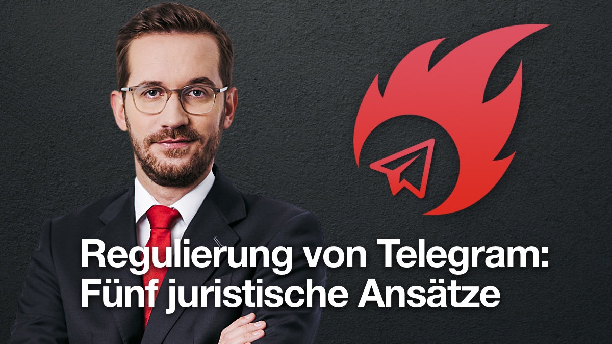 Rechtsanwalt Dr. @JonasKahl beschreibt 5 Ansatzpunkte für juristische Regulierungsmaßnahmen des sozialen Netzwerks #Telegram durch den Gesetzgeber ➡️ spiritlegal.com/de/aktuelles/d… #HateSpeech #Brandbeschleuniger #NetzDG