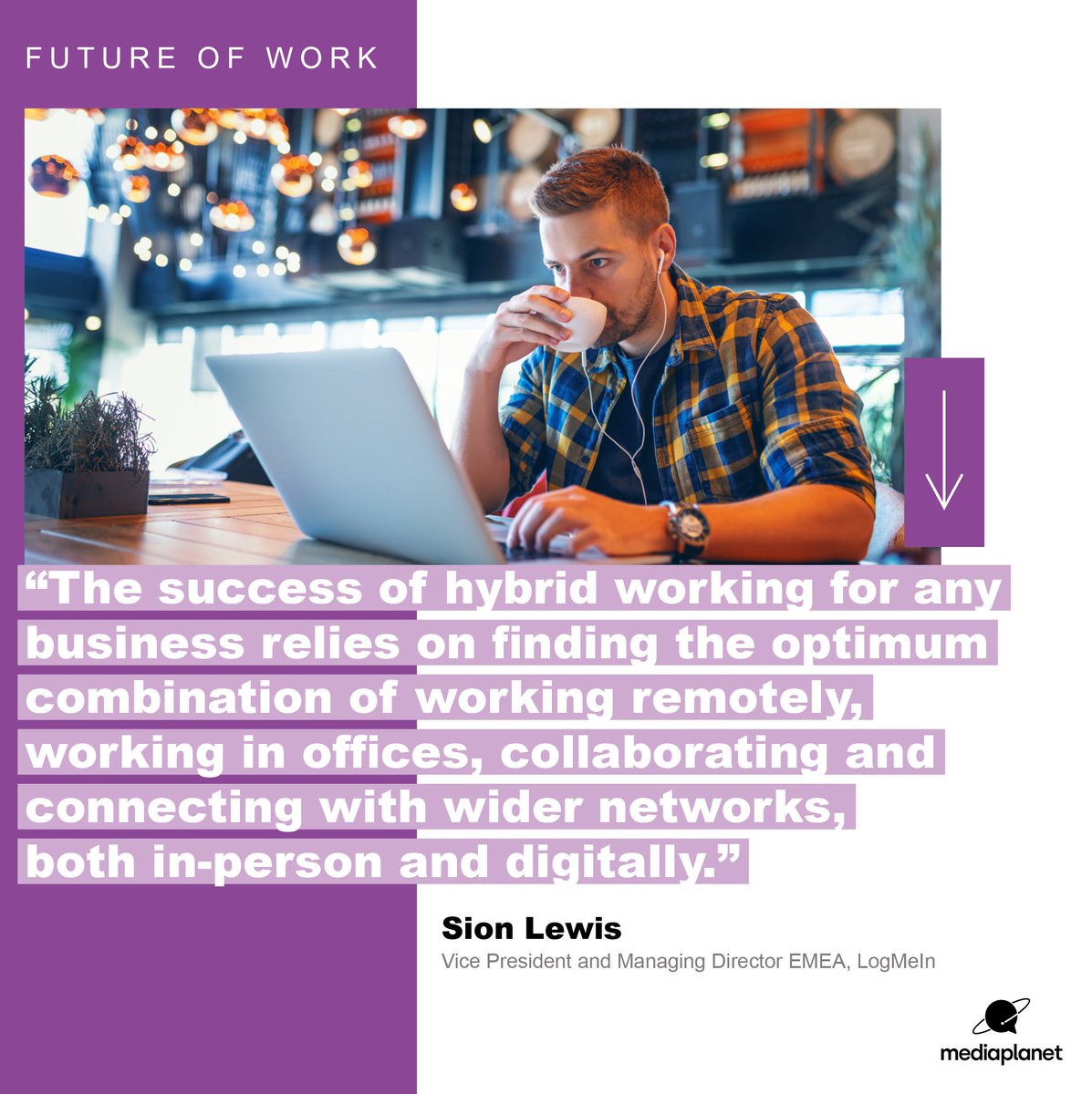 ebm94's tweet photo. LogMeIn have partnered with @MediaplanetIE on a Future of Work campaign, launching online and within the Irish Independent. 
Follow the link to read more https://t.co/vZuQRewcpr
#FutureofWork2021 https://t.co/nWy6Xpv7PQ https://t.co/Histfbbq0F