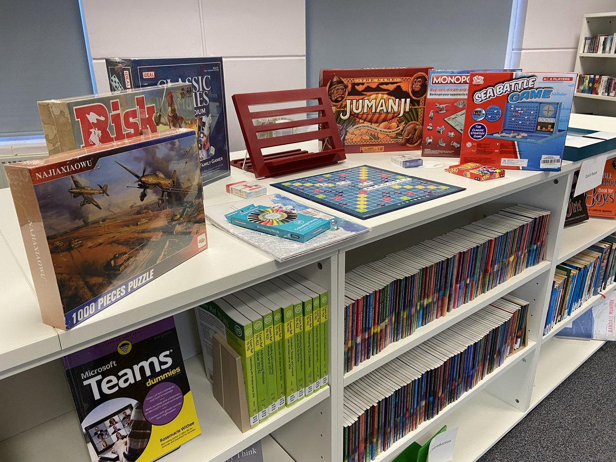 RAF_Cosford's tweet photo. We’ve bought a few board games for the station’s Apollo Resource Centre in case the apprentices want to do something a bit retro when taking a break from studying. We’ve even taken some of the more difficult letters out of Scrabble to make it accessible for all trades. 😏 https://t.co/r5LPeqNQOk