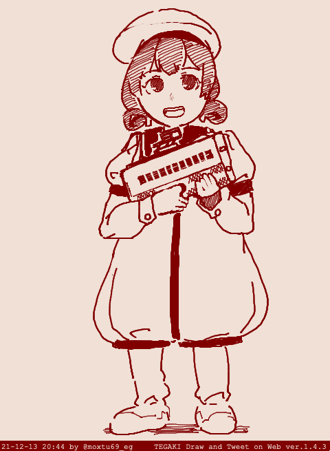 コイルガン feat. ヨツチャン #tegaki_dt 