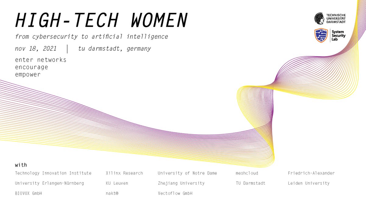 RealSystemSec's tweet image. Interesting short interviews and the videos now online. Visit the website: hightechwomen.org