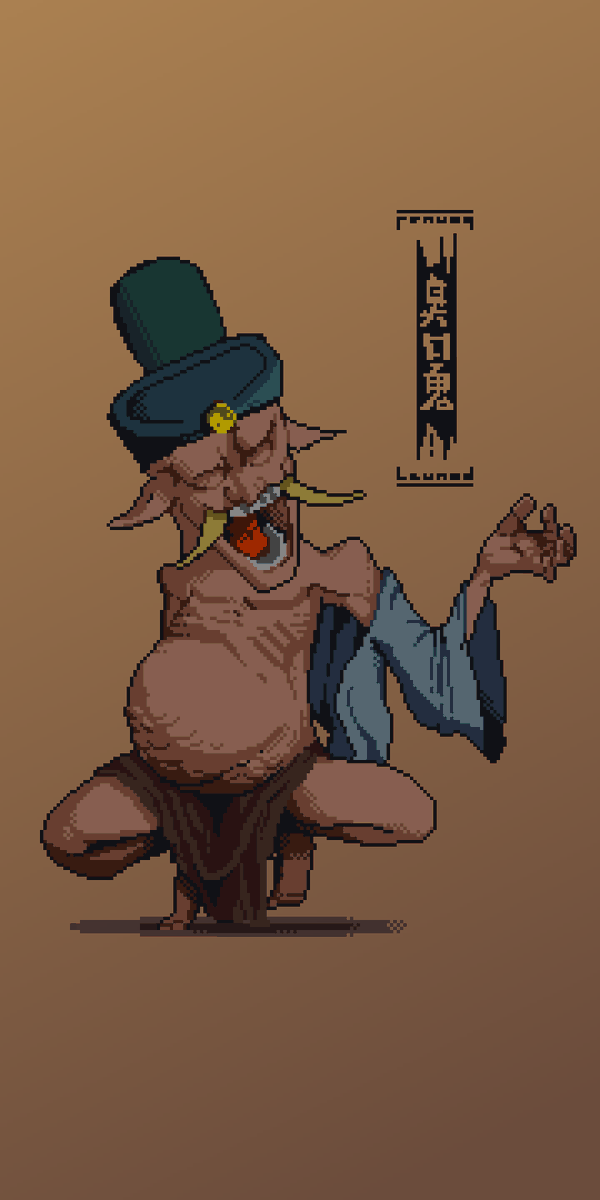 Launode1's tweet photo. Ghosts in china。
#Chinese #pixelart #aseprite #pixel_dailies https://t.co/eQtSGPZz3M