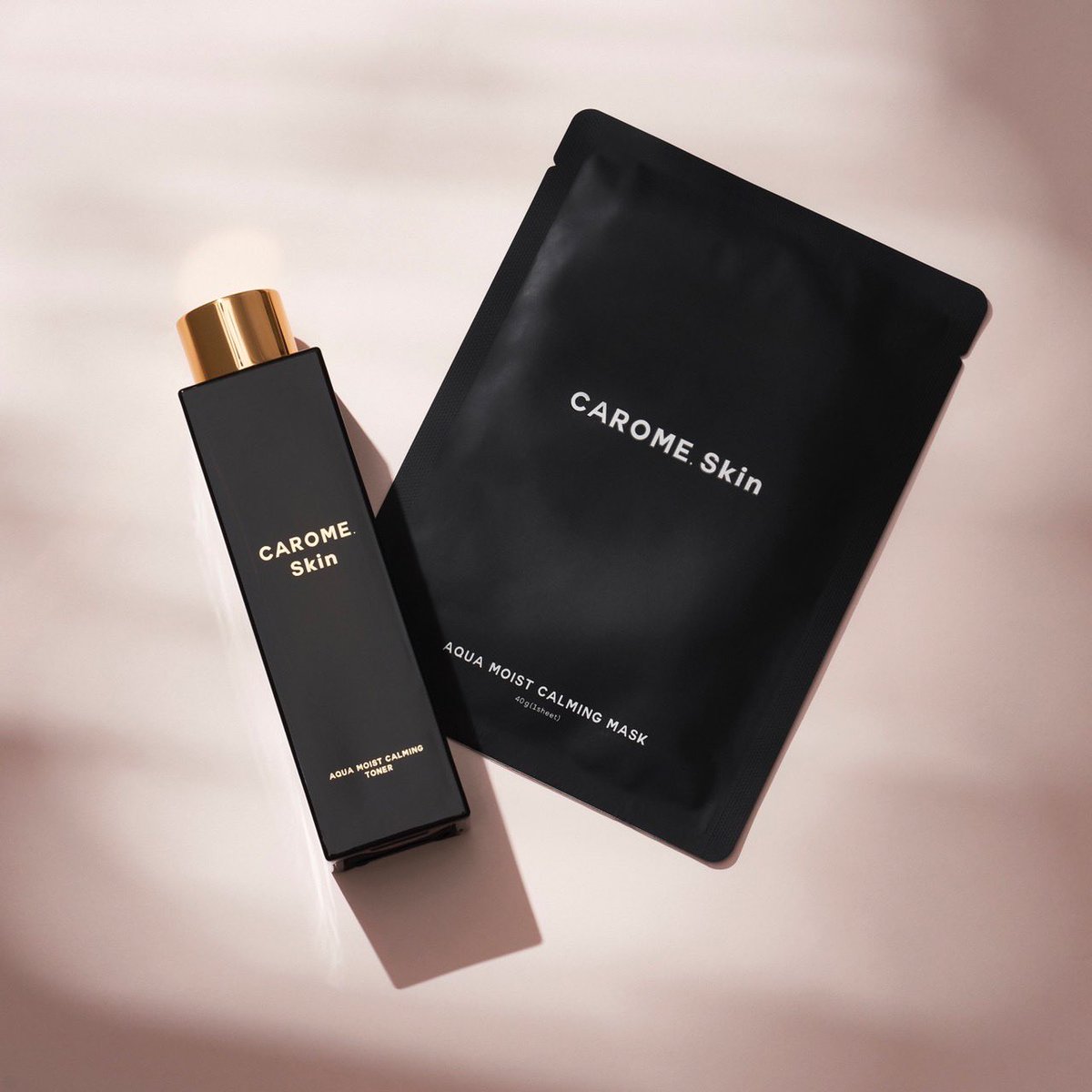 化粧水、乳液 carome skin
