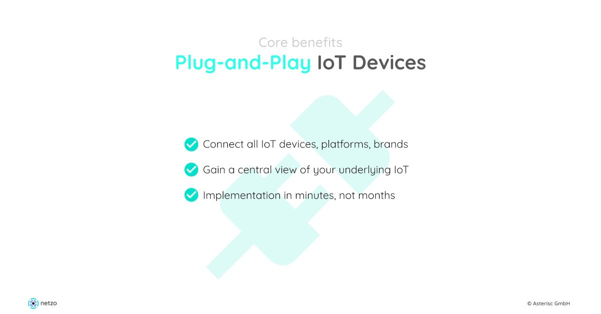 Do you struggle with IoT integrations? 

Netzo enables plug-and-play functionality between IoT devices of multiple brands and services.

Gain a central view for your underlying IoT in minutes, not months.

#webofthings #iot #smartfactory #iiot #automation #digitalautomation