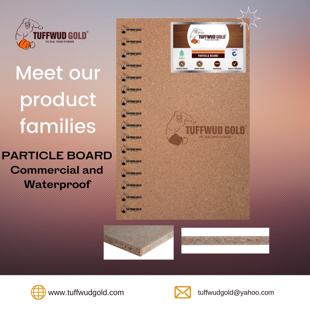 Tuffwud's tweet photo. #Meetourproductfamily #Particleboard #tuffwudgold https://t.co/VofCd0nu8Y