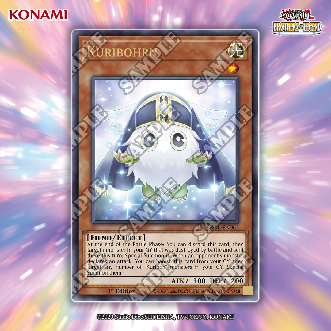 YuGiOhCardEU's tweet photo. Today's Weekly Spotlight is on some gorgeous Kuriboh cards from Brothers of Legend! Which one is your favourite?
#YUGIOH #YuGiOhTCG #BrothersOfLegend https://t.co/6BAwGJIQeu