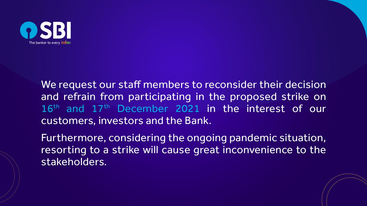 State Bank of India tweet media