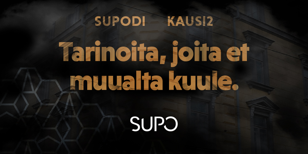 Joko kuuntelit meitä? Supon podcastin Supodin toinen kausi pyörähti käyntiin viime viikolla julkaistulla jaksolla Kankaanpään #terrorismi'epäilystä. Seuraava jakso luvassa jo keskiviikkona! Supodin löydät verkkosivuiltamme ja podcast-palveluista. #Supodi
supo.fi/supodi