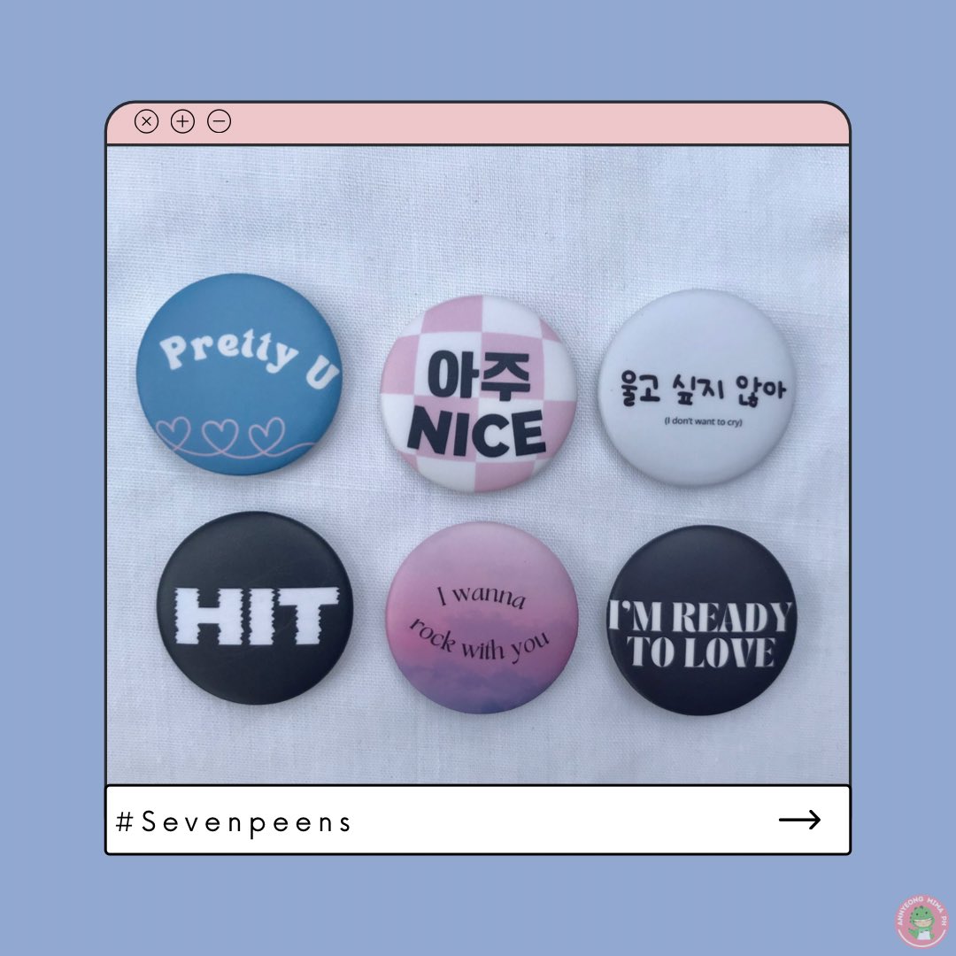 annyeongmimaph's tweet photo. Annyeong, Mima! 🦖💖

Look how cute these SVT pins are! Tag your carat friend here 😉

Pins: 35php each
3 pins: 100php (add 130php for tote bag)
SVT set (21 pins): 725php

+ freebies!!!

Pre-order here: https://t.co/Afo8KK45Ff

#PinsBeWithU
#Sevenpeens
#MIMAcollections https://t.co/fxrt9BVdHa