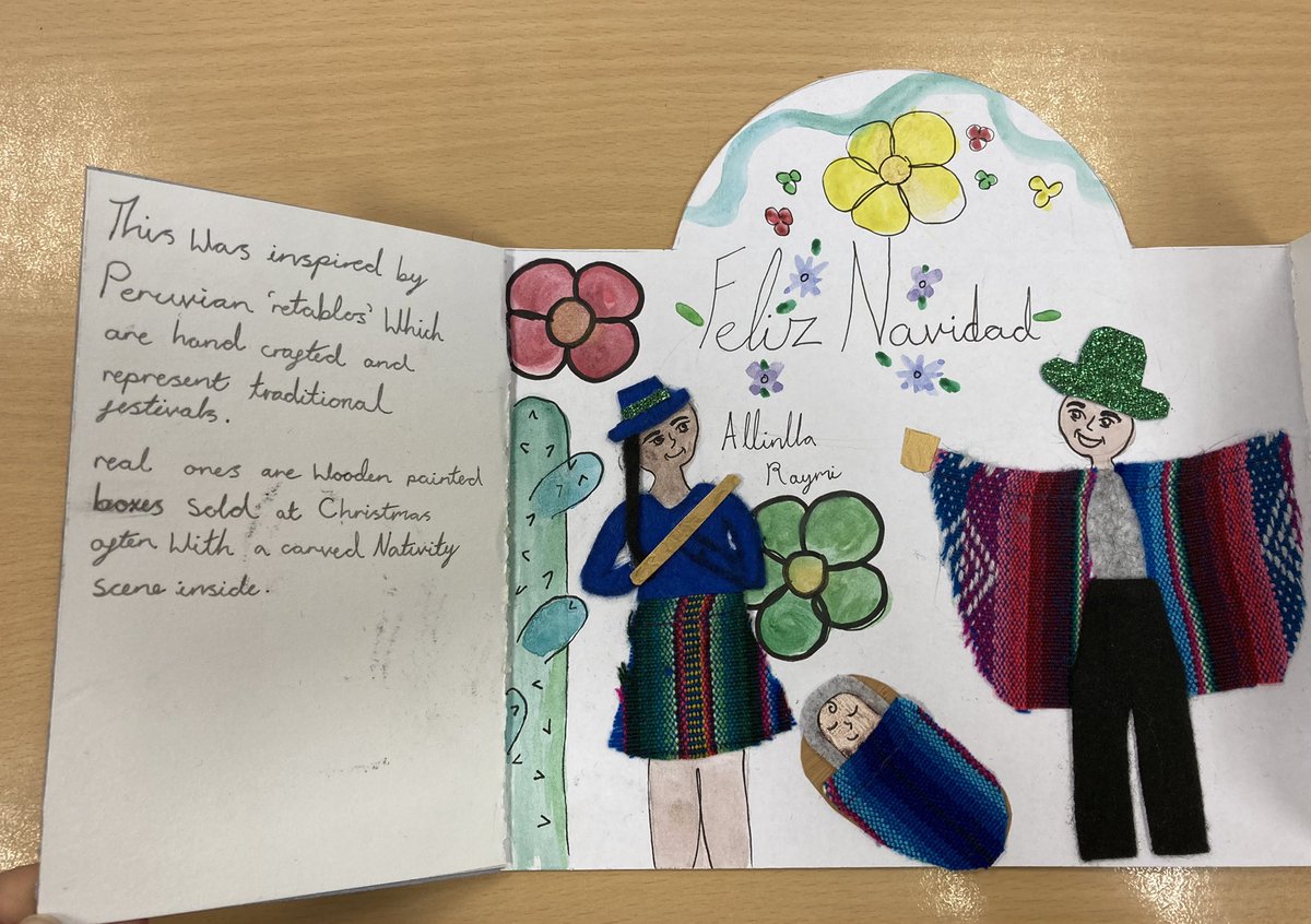 Hyndland_ML's tweet photo. Congratulations to the following pupils who took part in our Christmas card competition:

🎄Jodie Sumpter
🎄Olivia Wilson
🎄Martha Watters
🎄Cristina Biguzzi

The ⭐️ stand out ⭐️ winning entry (see pictures) was by our S1 pupil
🎄Esther Del Castillo https://t.co/lT3er2jI5R