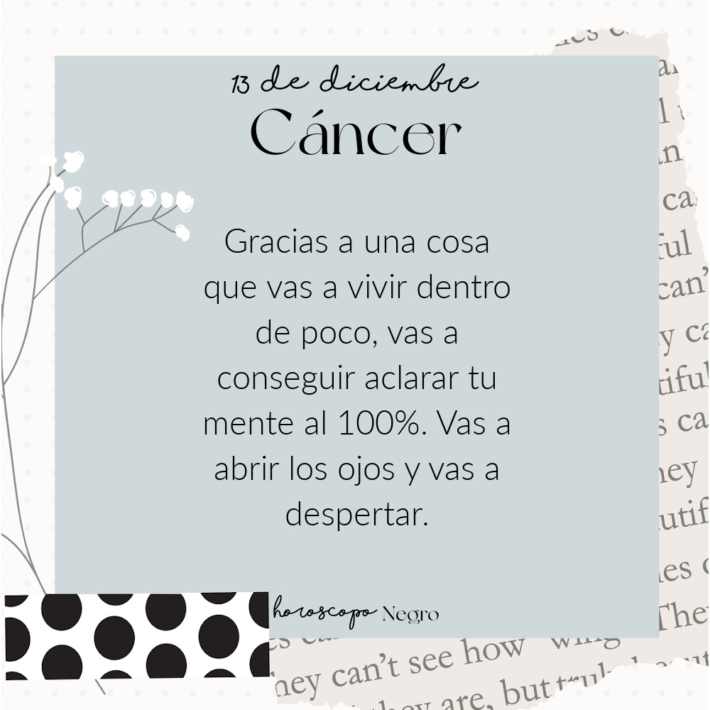 ✨♋✨ #cancer #horoscoponegro