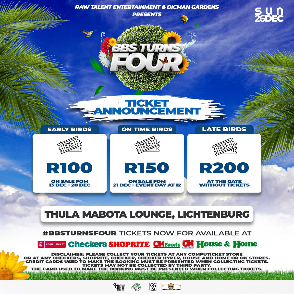RawTalentEnter's tweet photo. Let's go bigger this year.

The best event in town is back to bring you the biggest edition of the year!

Tickets to #BBSTurnsFour out now! https://t.co/DWavl6fPSb