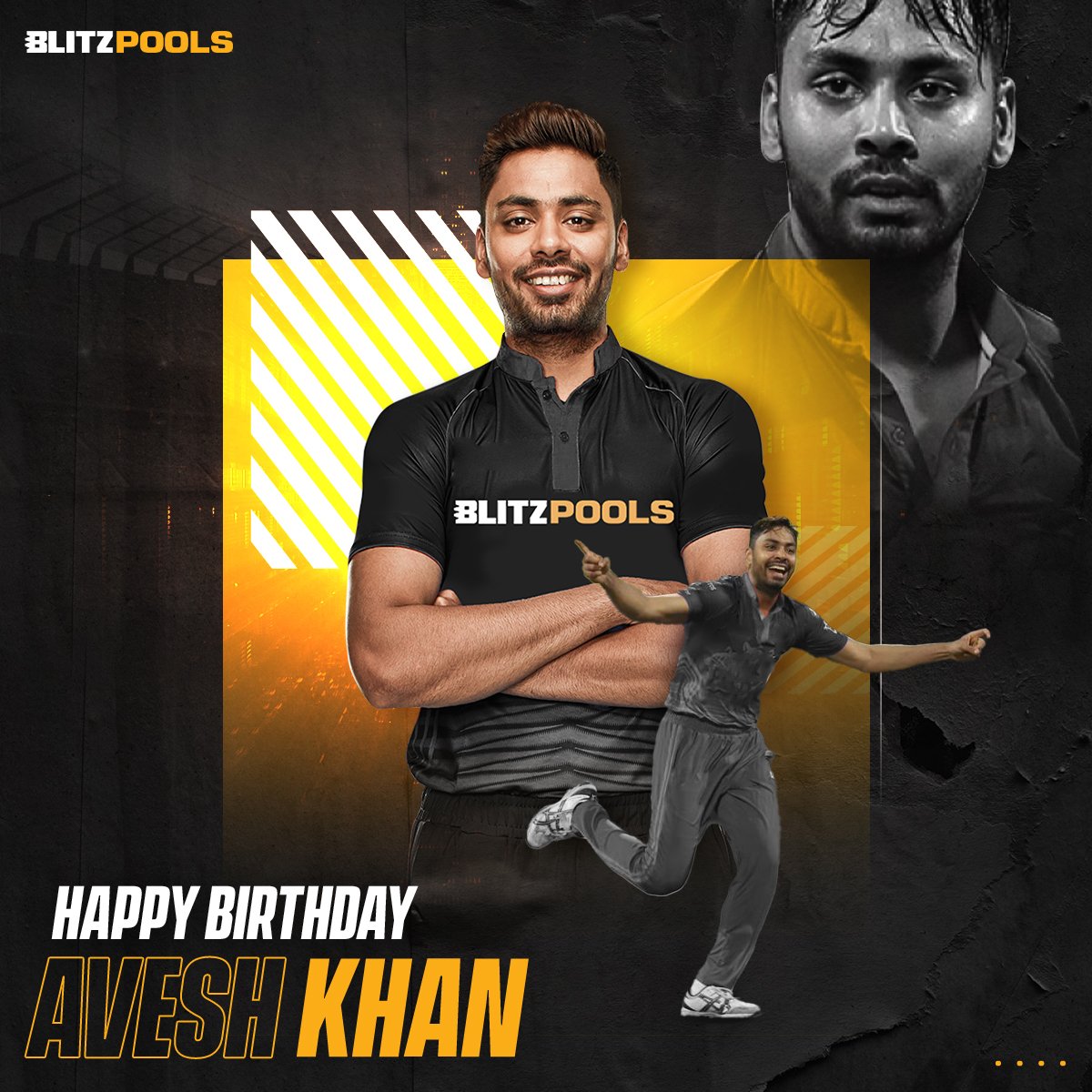 BlitzpoolsIndia's tweet photo. Happy Birthday to you ji...🥳

Wishing always the best for our rising star 🌟 

#aveshkhan #birthday  #BLITZPOOLS https://t.co/BkSpXAMQwL
